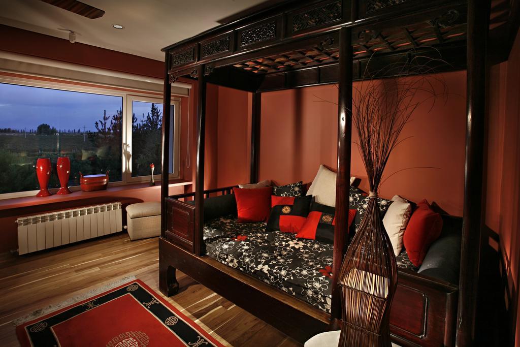 Casa Antucura Wine Boutique Hotel Tunuyán Rum bild